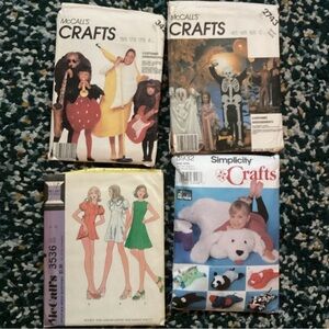 Kid’s Costume, Dress and Stuffed Animal Patterns